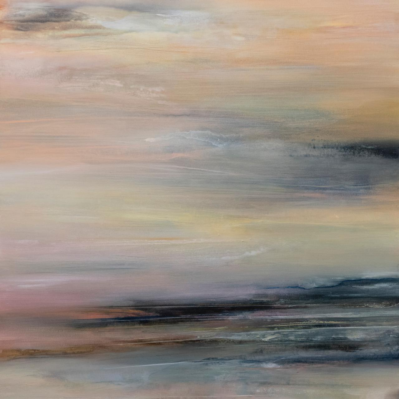 "The Outpouring" 100x100cm Mixed Media