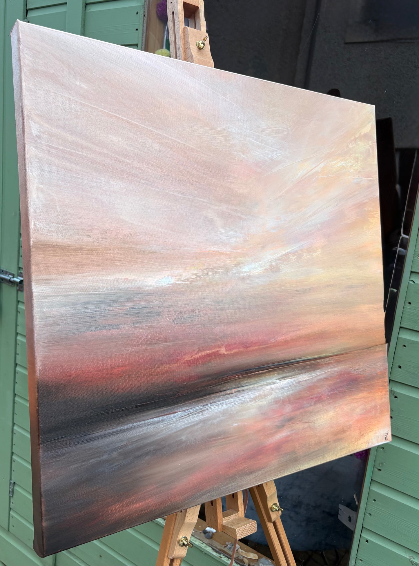 “Faithfulness” 60x60cm mixed media