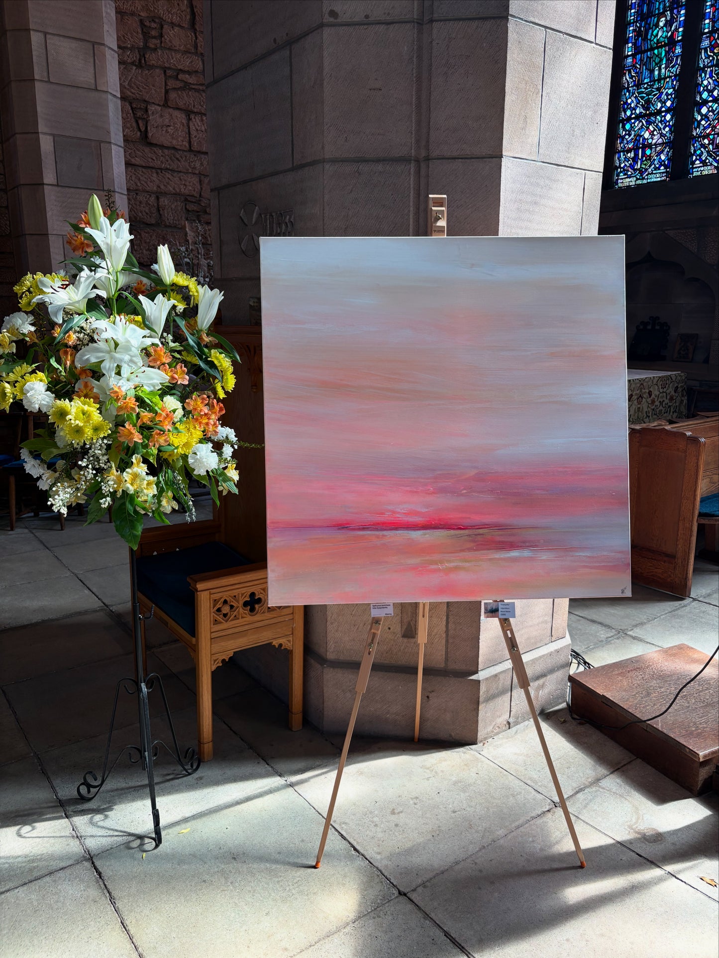 Tranquility - 100x100cm Mixed Media