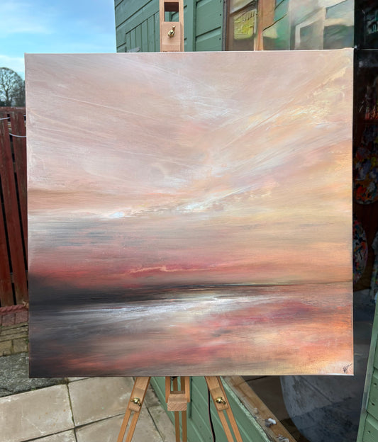 “Faithfulness” 60x60cm mixed media