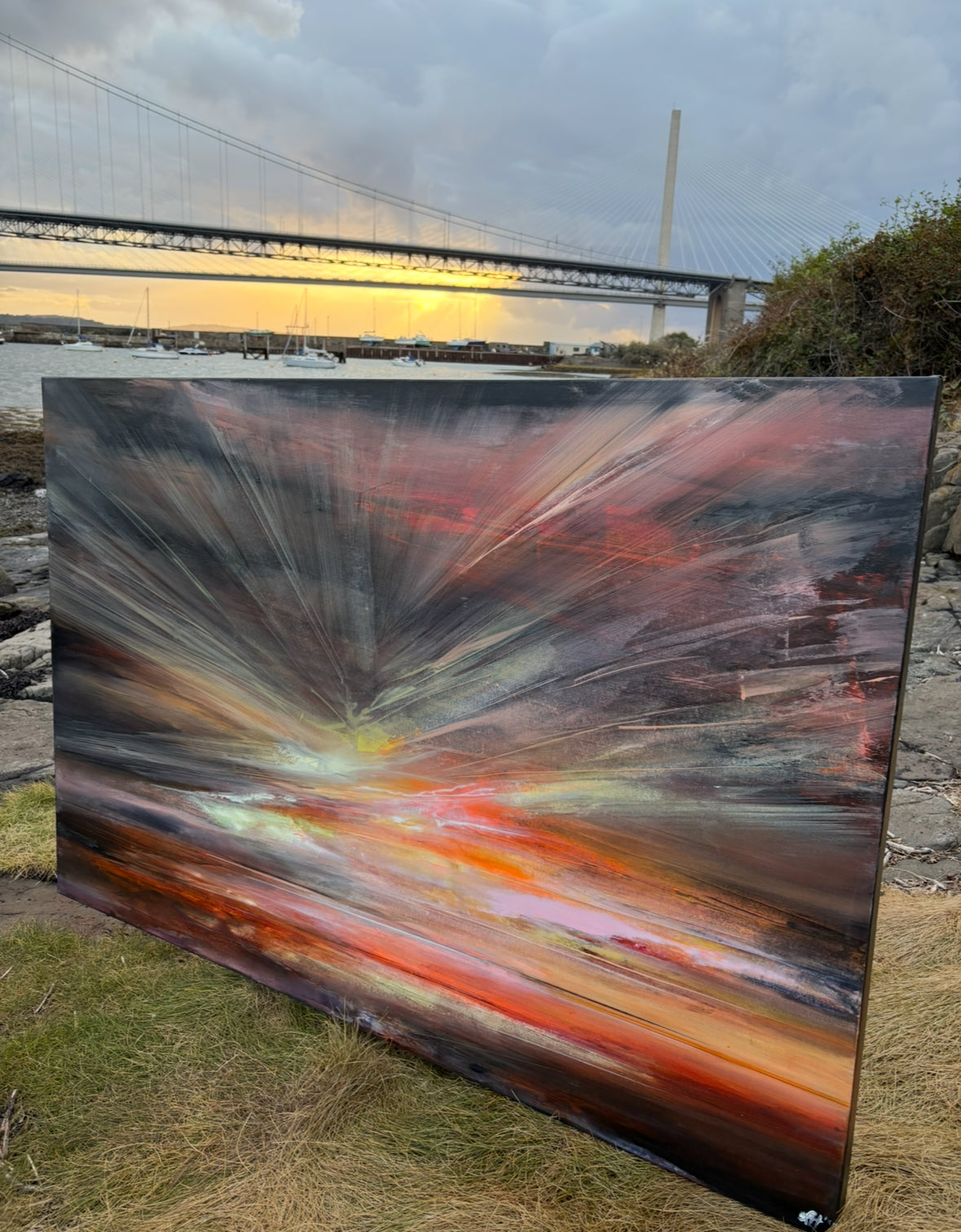 Awaken - 150x100cm mixed media