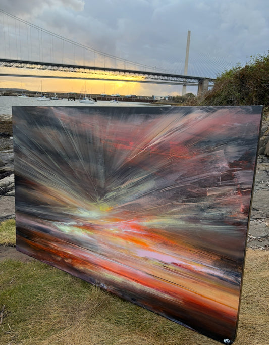 Awaken - 150x100cm mixed media