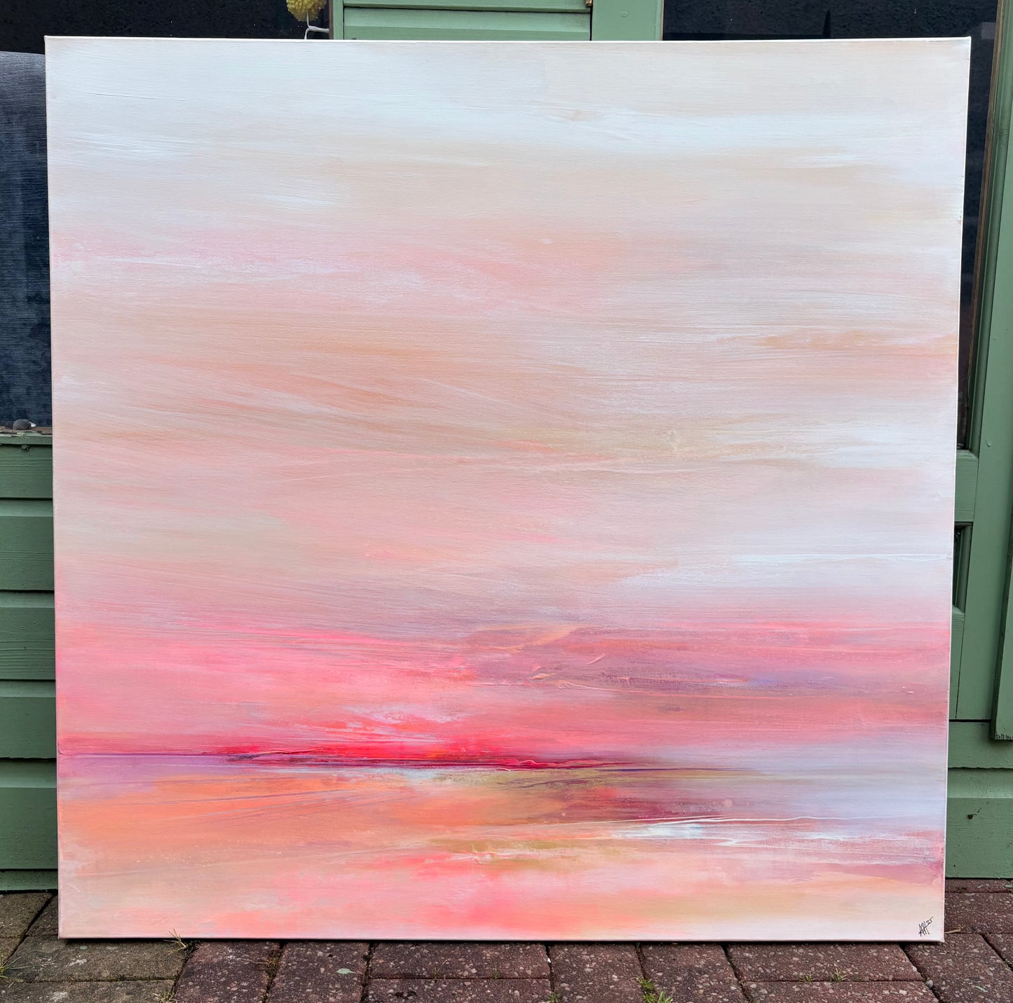 Tranquility - 100x100cm Mixed Media