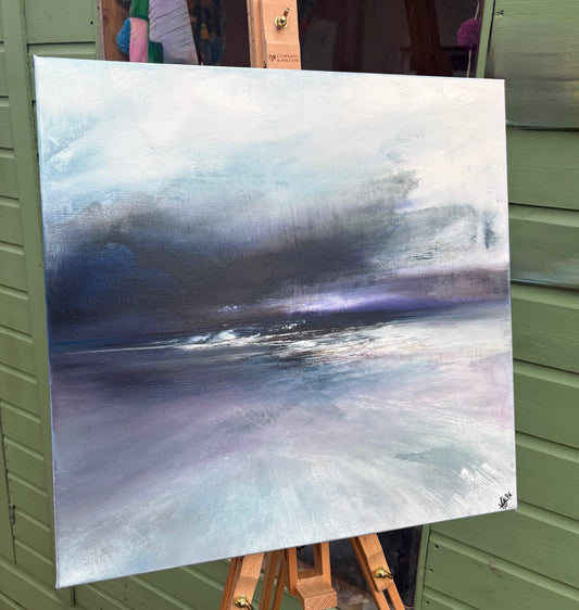 “Meet me at the quiet place” 50x50cm Mixed media